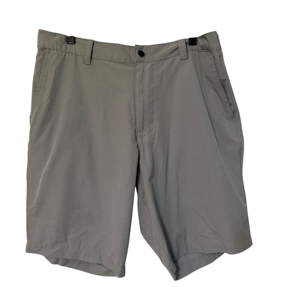 Banana Republic Mens Gray Flat Front Chino Shorts Size‎ 38
